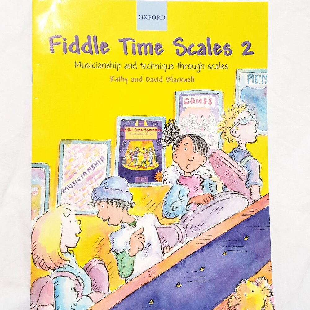 Fiddle Time Scales 2 Violin Book Sheet Music Oxford University 2003 Kathy David